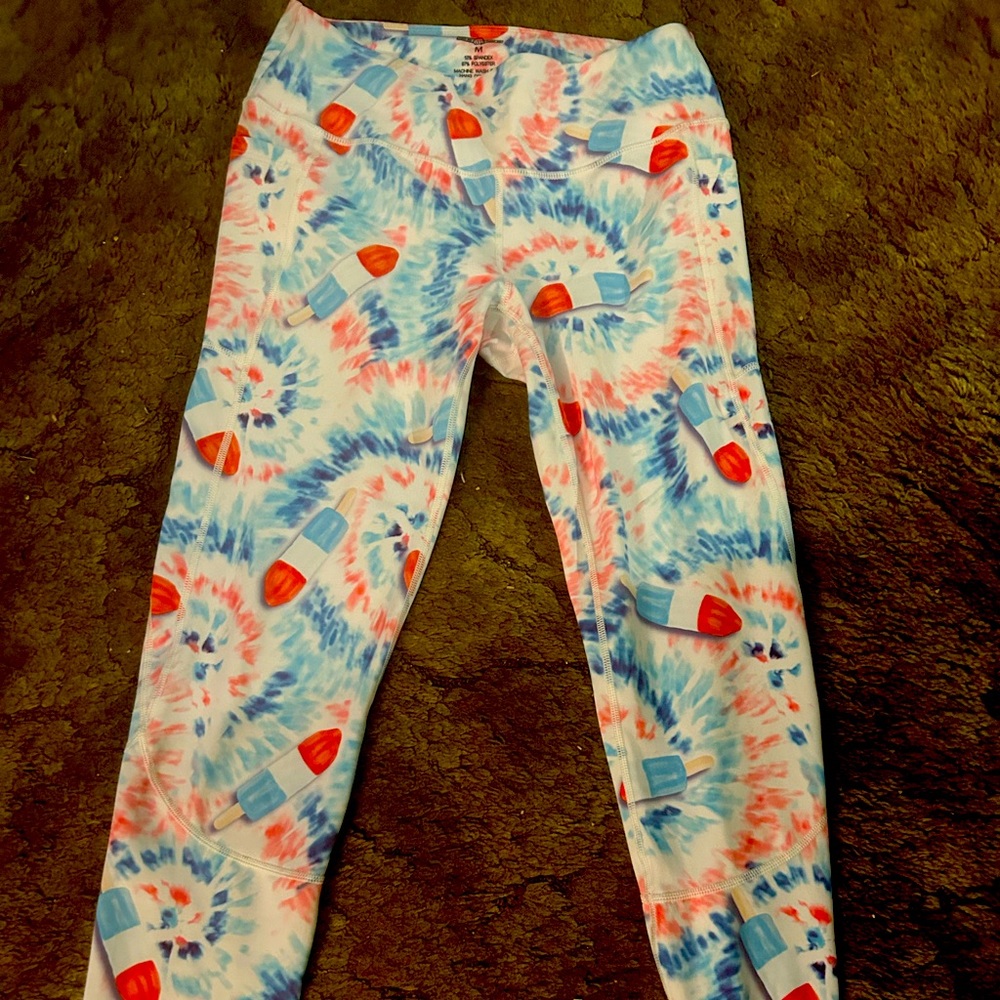 Feed Me Fight Me popsicle leggings.